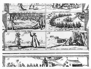 Stafford die zichzelf verdedigt, de Onoverwinnelijke Armada, Lopas die samenspant om de Koningin te vergiftigen, Tyrone